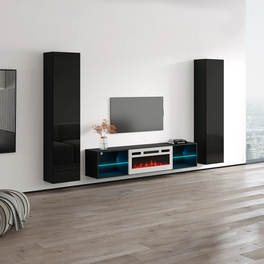 Lima WH-EF Floating Fireplace Entertainment Center - Image 8