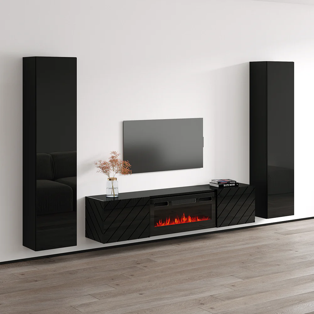 Luxe BL-EF Floating Fireplace Entertainment Center - Image 2