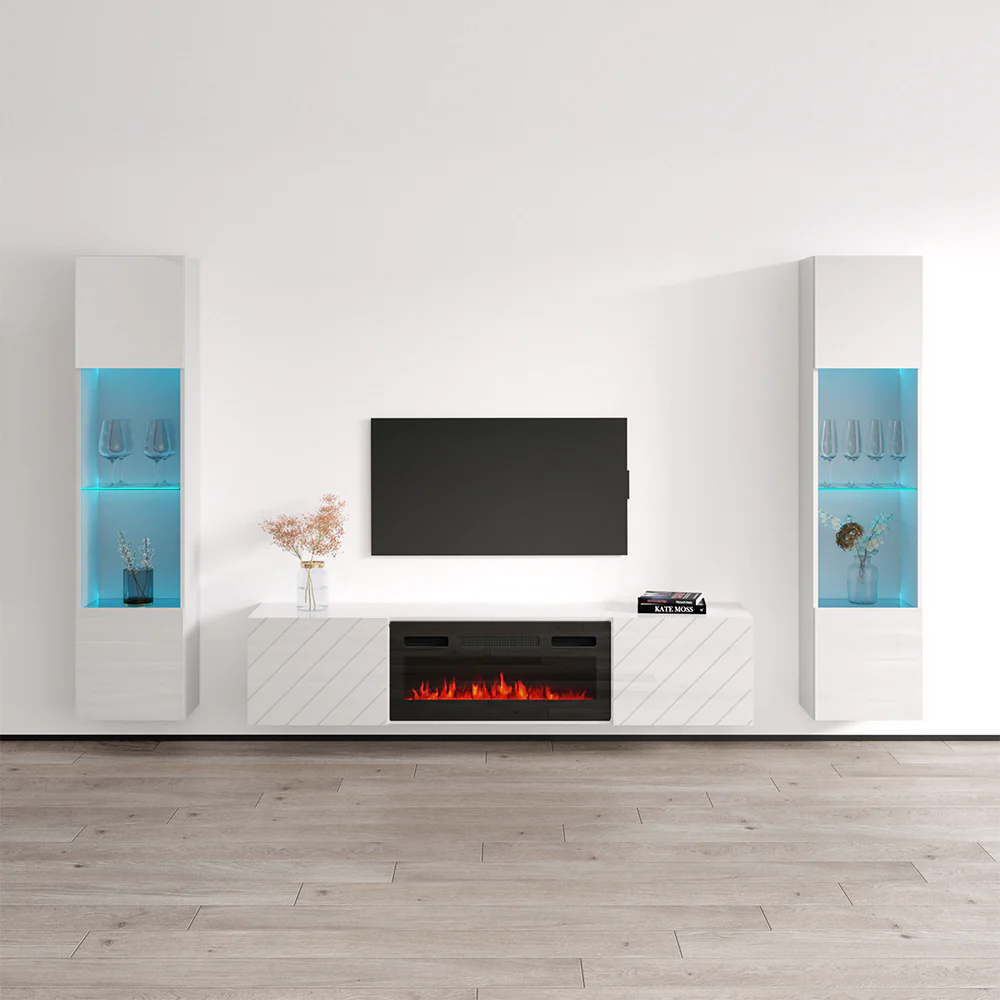 Luxe BL-EF Floating Fireplace Entertainment Center - Image 26