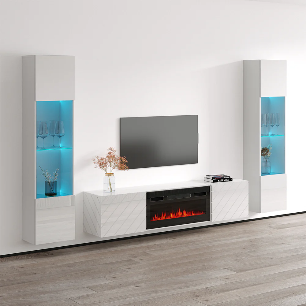 Luxe BL-EF Floating Fireplace Entertainment Center - Image 27
