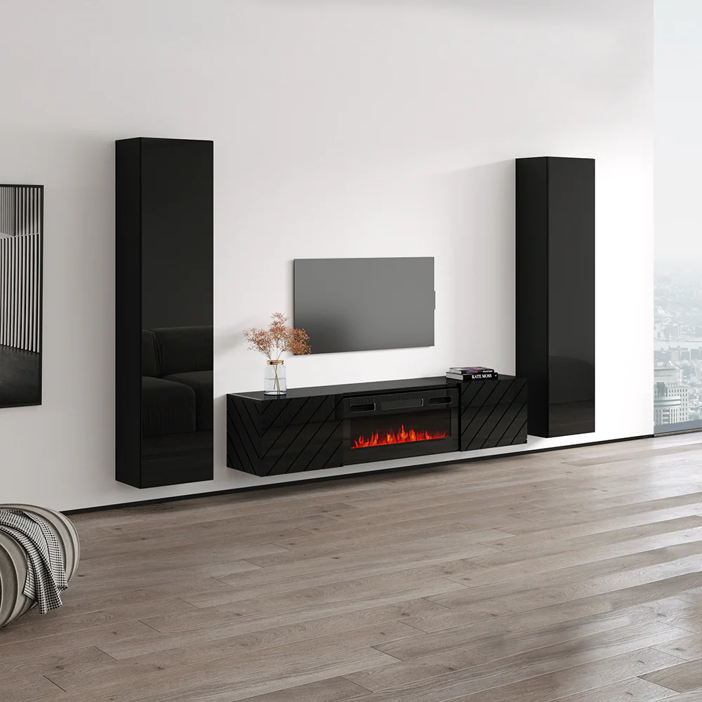 Luxe BL-EF Floating Fireplace Entertainment Center - Image 3