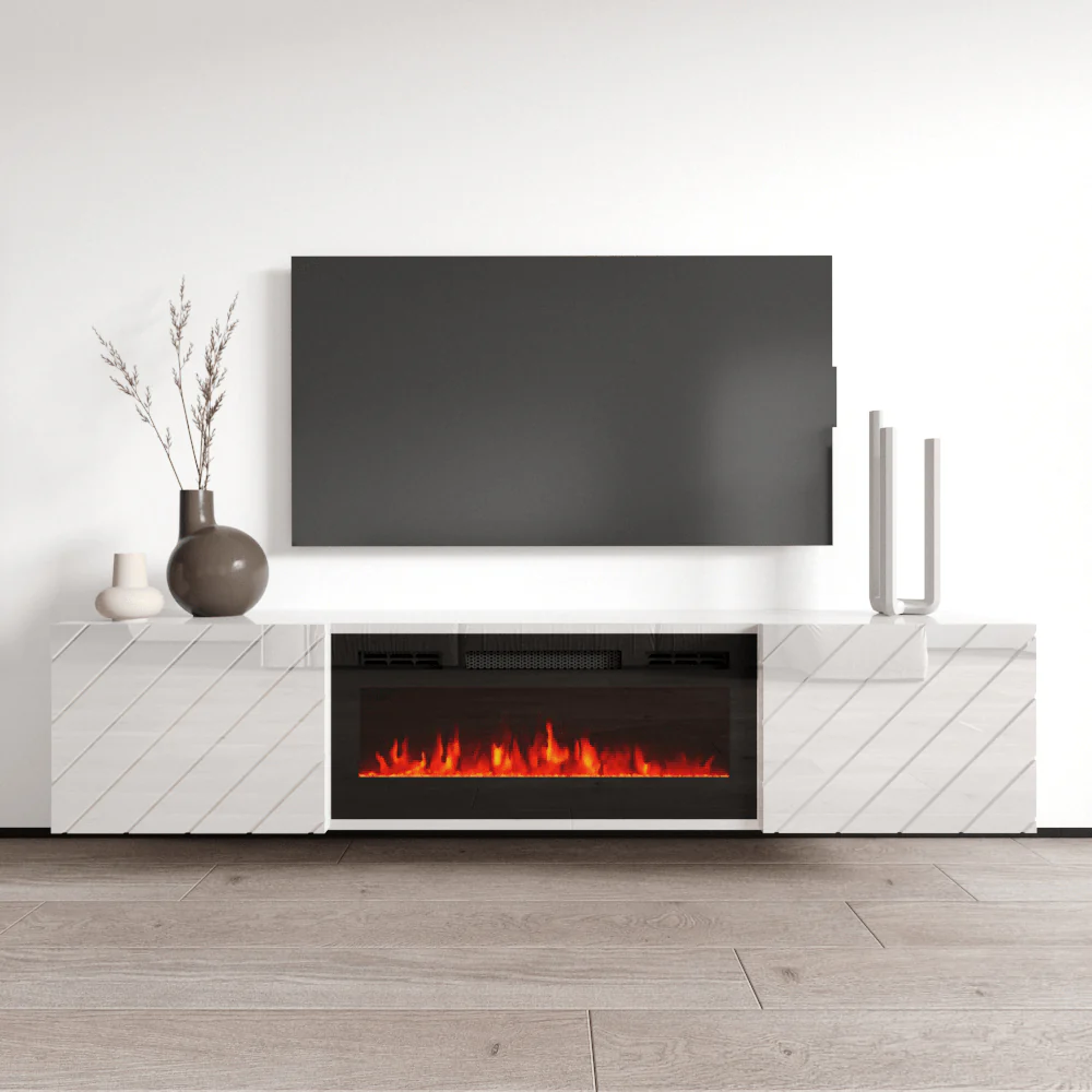 Luxe BL-EF Floating Fireplace TV Stand - Image 7