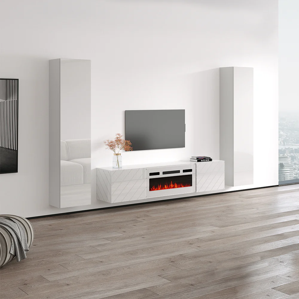 Luxe WH-EF Floating Fireplace Entertainment Center - Image 3