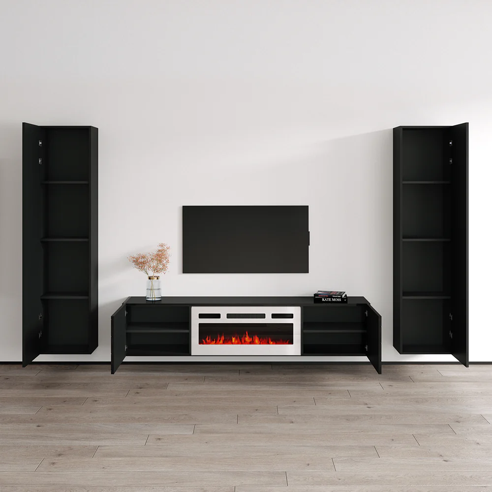 Luxe WH-EF Floating Fireplace Entertainment Center - Image 9