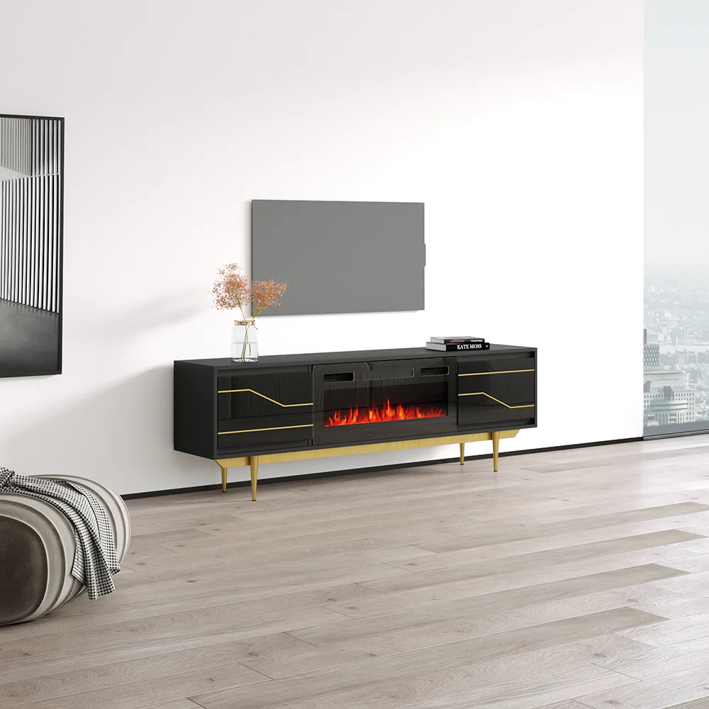 Maze BL-EF Fireplace TV Stand - Image 3
