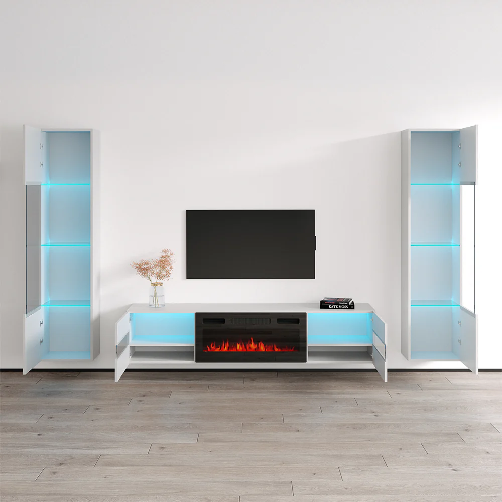 Metro BL-EF Floating Fireplace Entertainment Center - Image 14