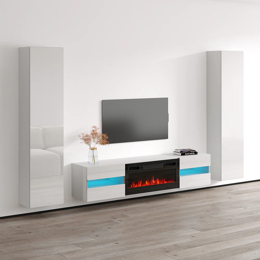 Metro BL-EF Floating Fireplace Entertainment Center - Image 2
