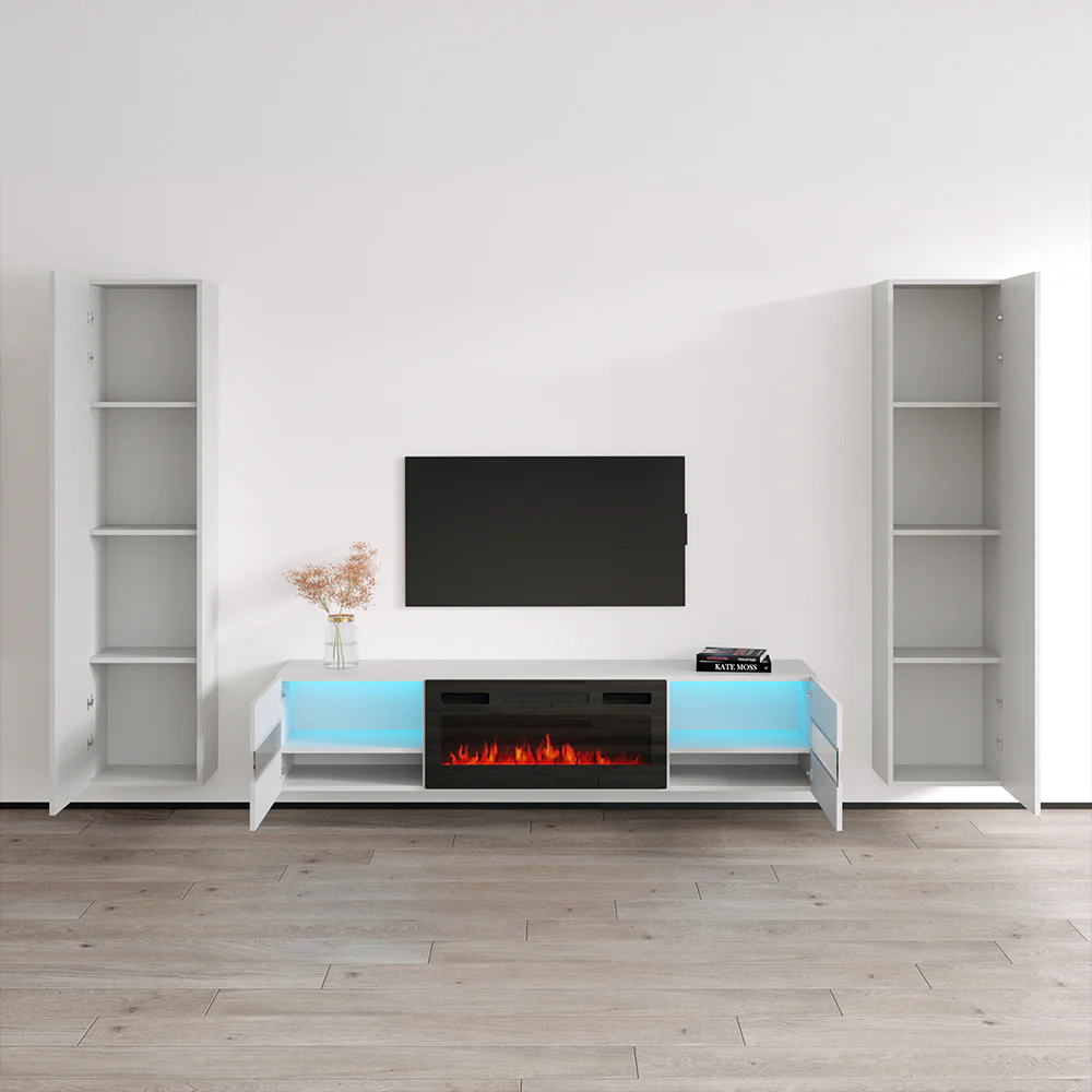 Metro BL-EF Floating Fireplace Entertainment Center - Image 4