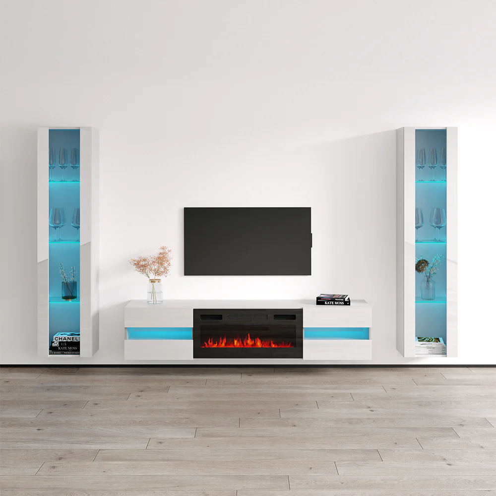 Metro BL-EF Floating Fireplace Entertainment Center - Image 6