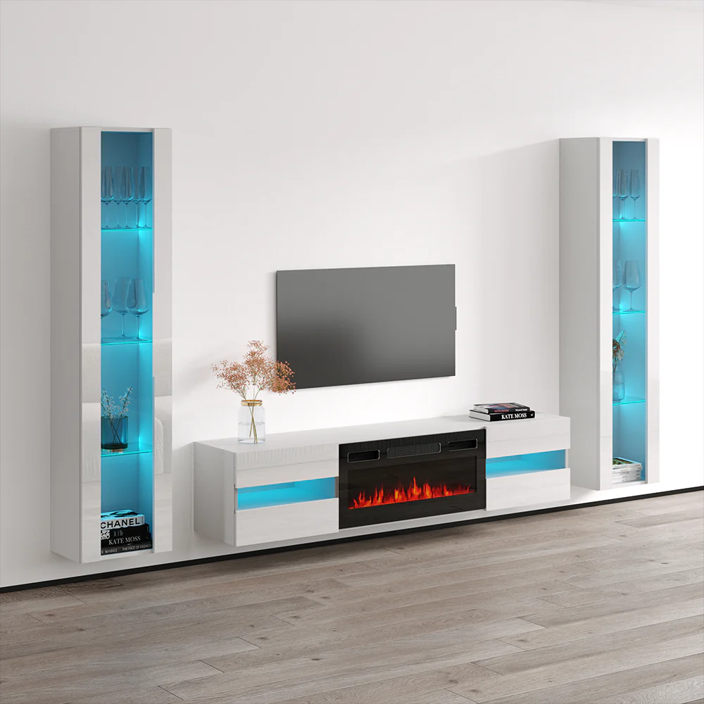 Metro BL-EF Floating Fireplace Entertainment Center - Image 7