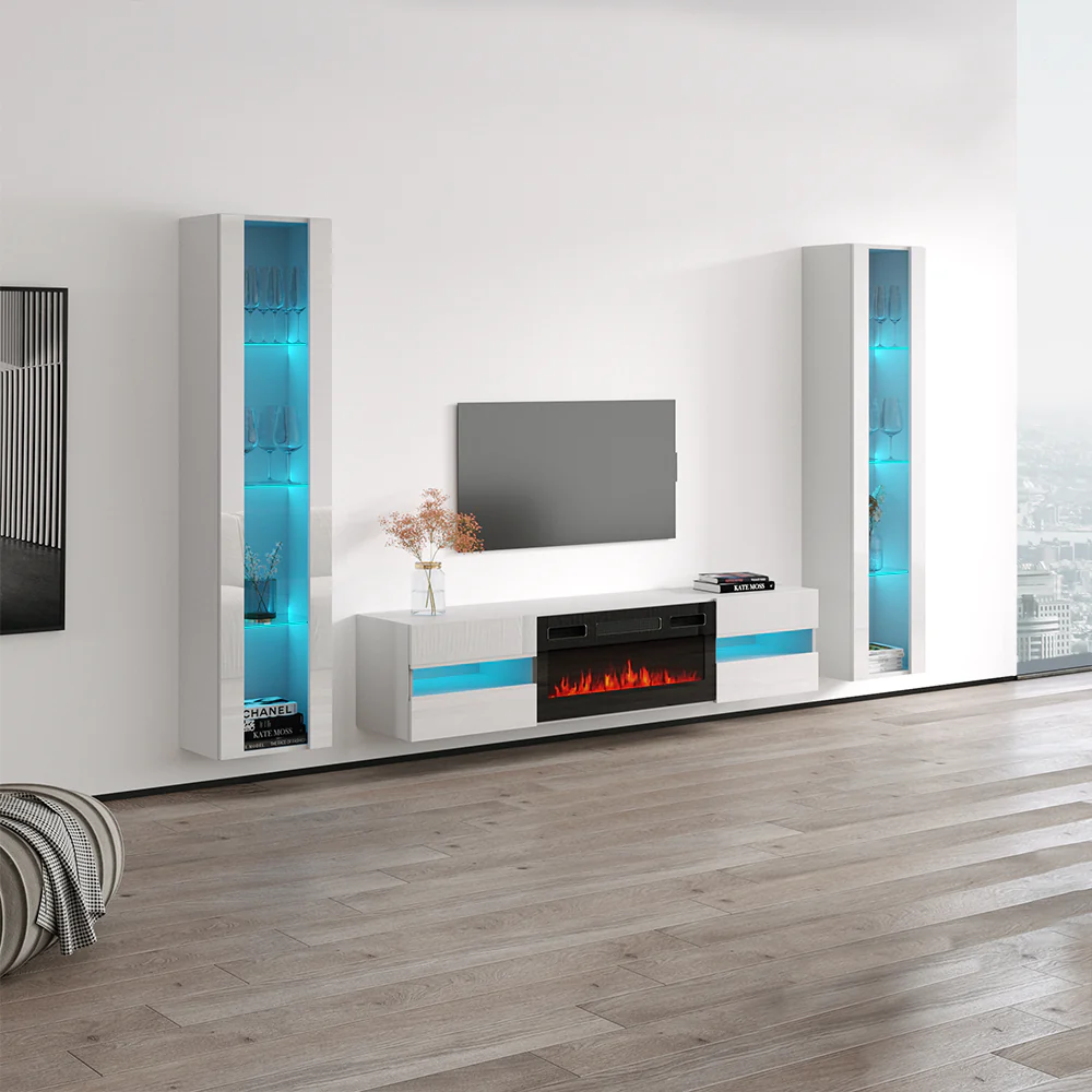 Metro BL-EF Floating Fireplace Entertainment Center - Image 8