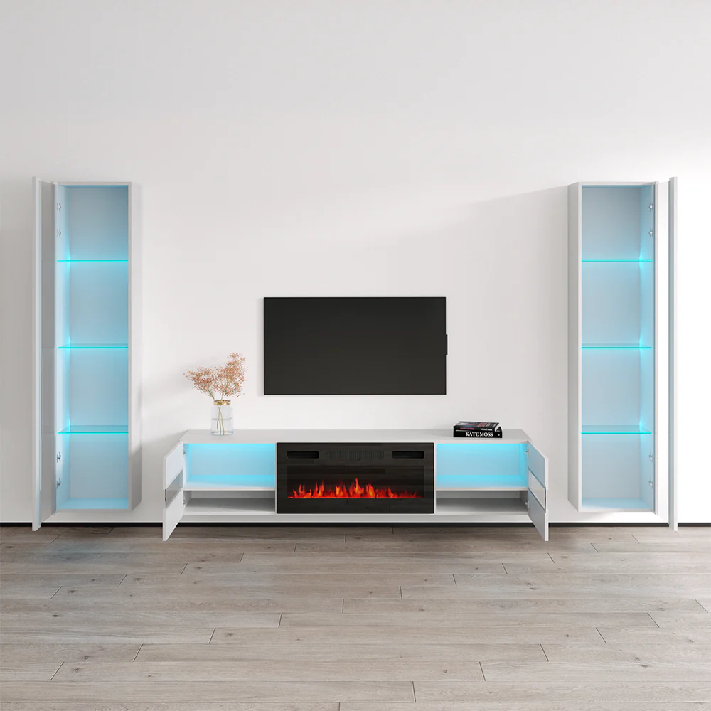 Metro BL-EF Floating Fireplace Entertainment Center - Image 9
