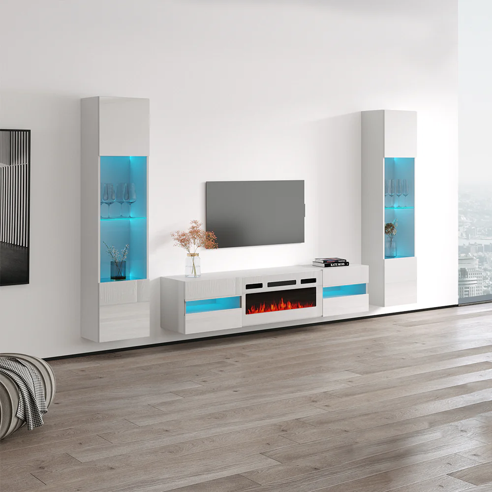 Metro WH-EF Floating Fireplace Entertainment Center - Image 13