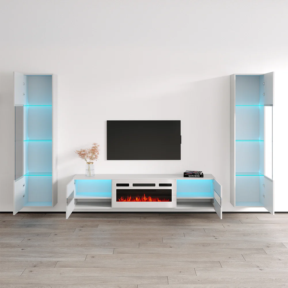 Metro WH-EF Floating Fireplace Entertainment Center - Image 14