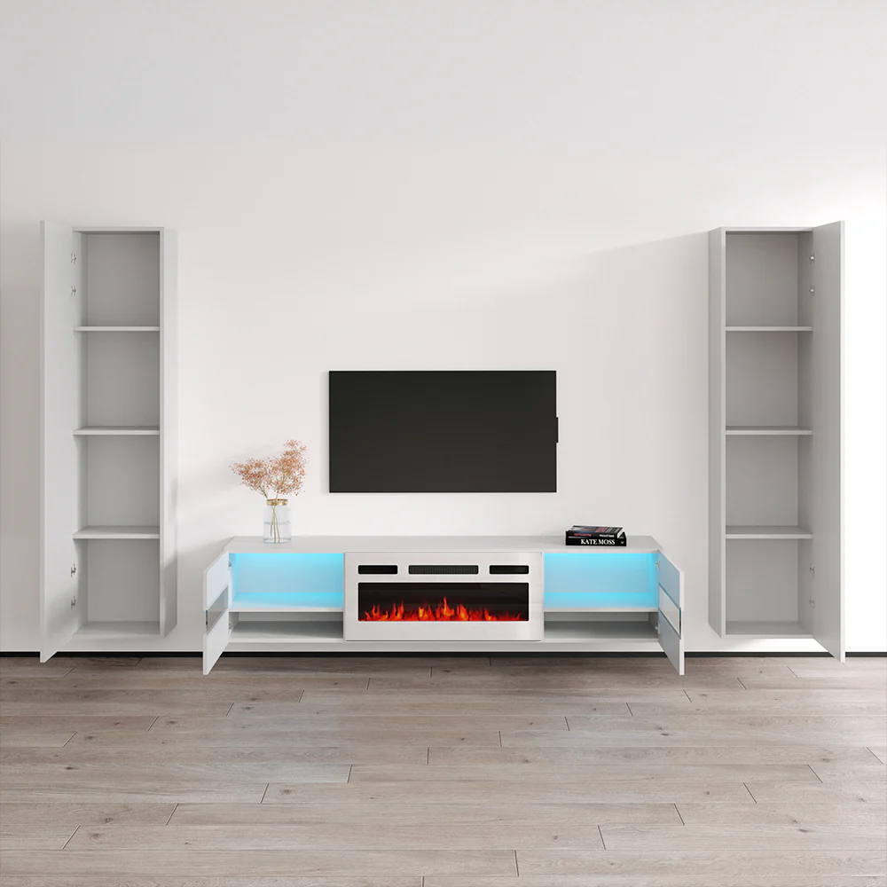 Metro WH-EF Floating Fireplace Entertainment Center - Image 4