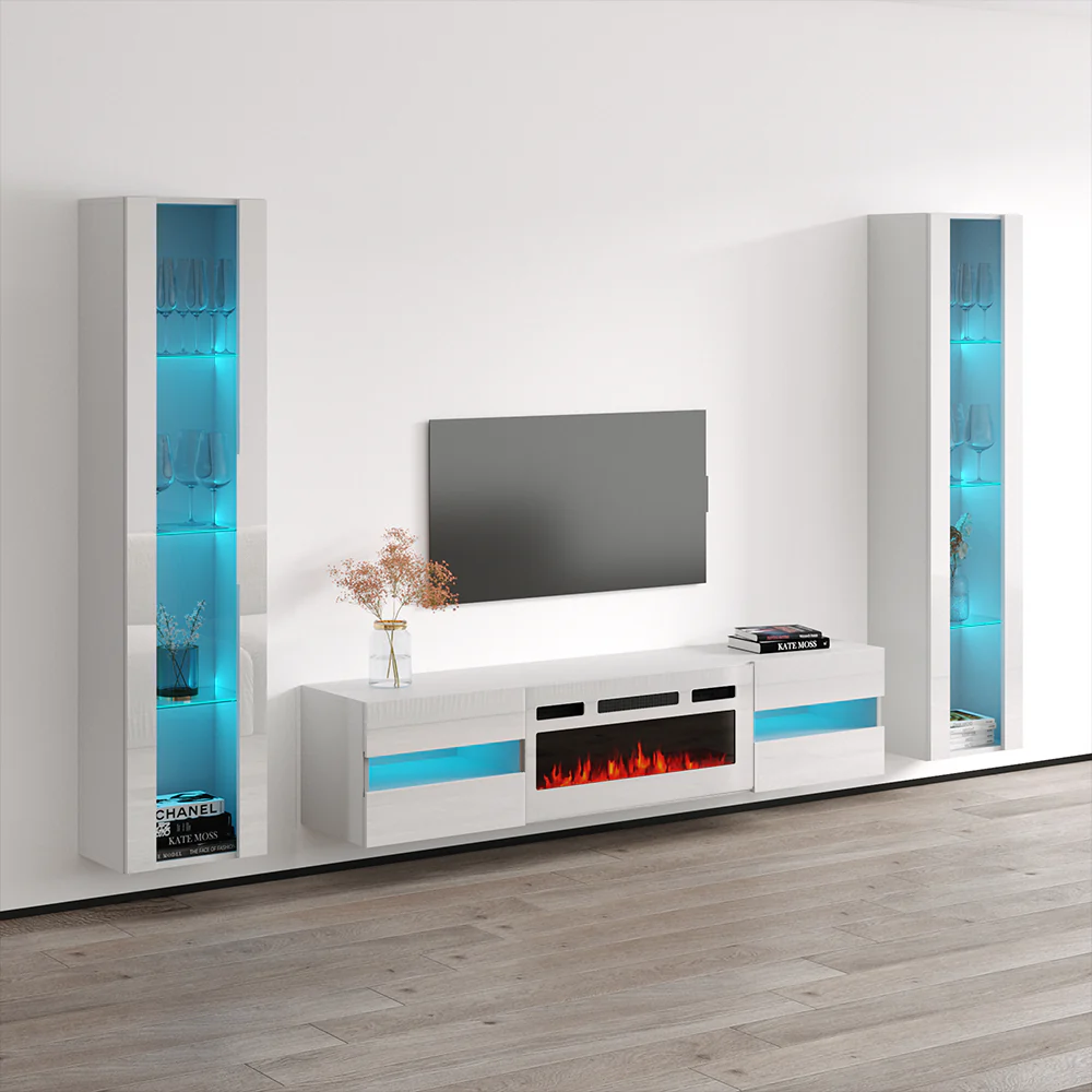 Metro WH-EF Floating Fireplace Entertainment Center - Image 7