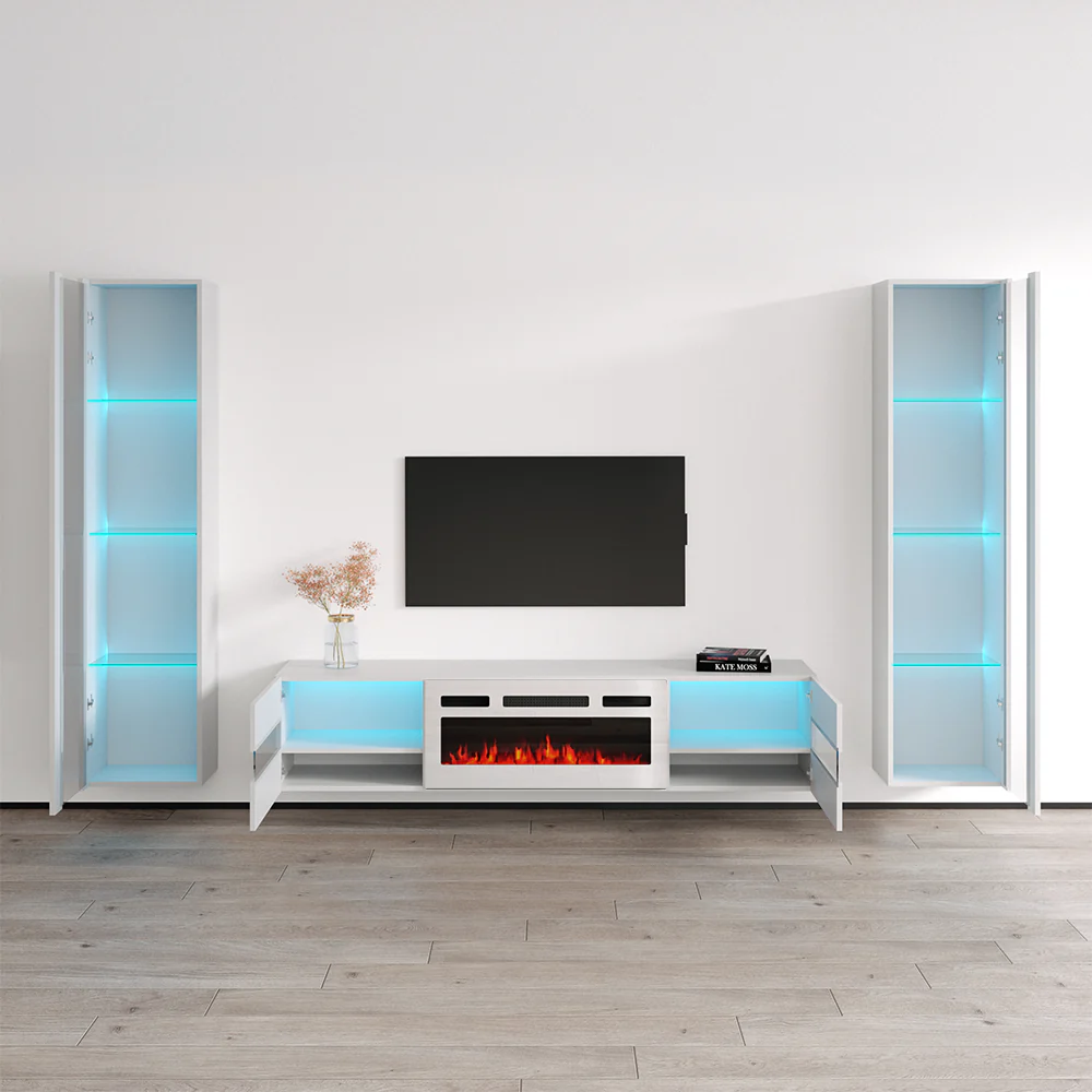 Metro WH-EF Floating Fireplace Entertainment Center - Image 9