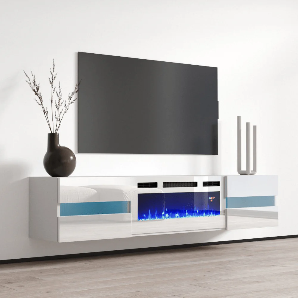 Metro WH-EF Floating Fireplace TV Stand - Image 3