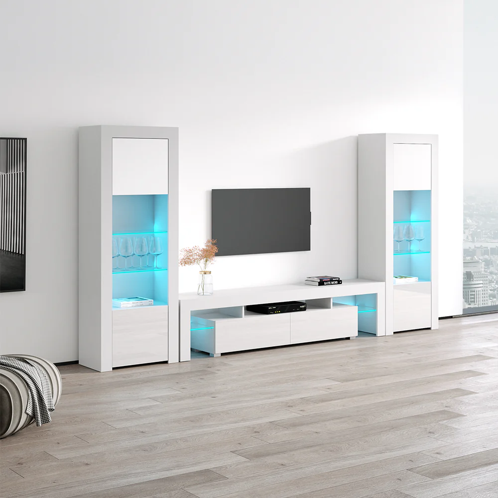 Milano 200-BK-BK Entertainment Center - Image 3