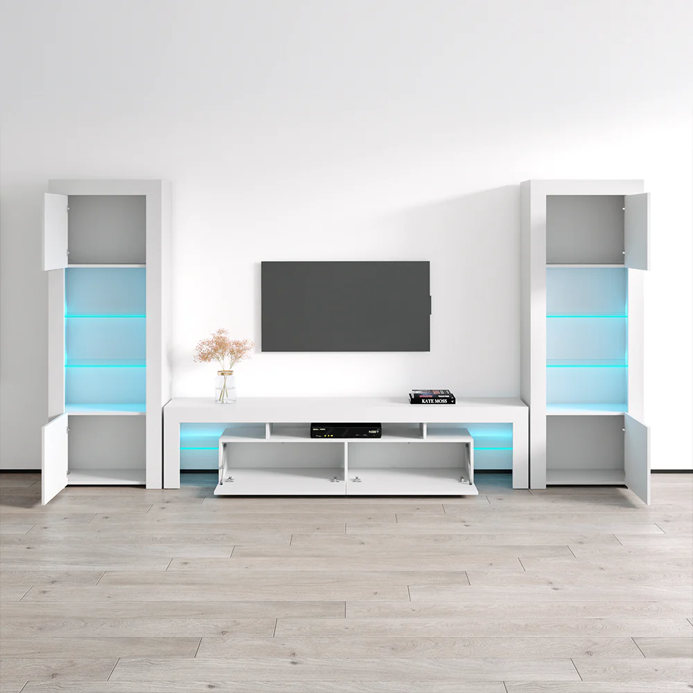 Milano 200-BK-BK Entertainment Center - Image 4