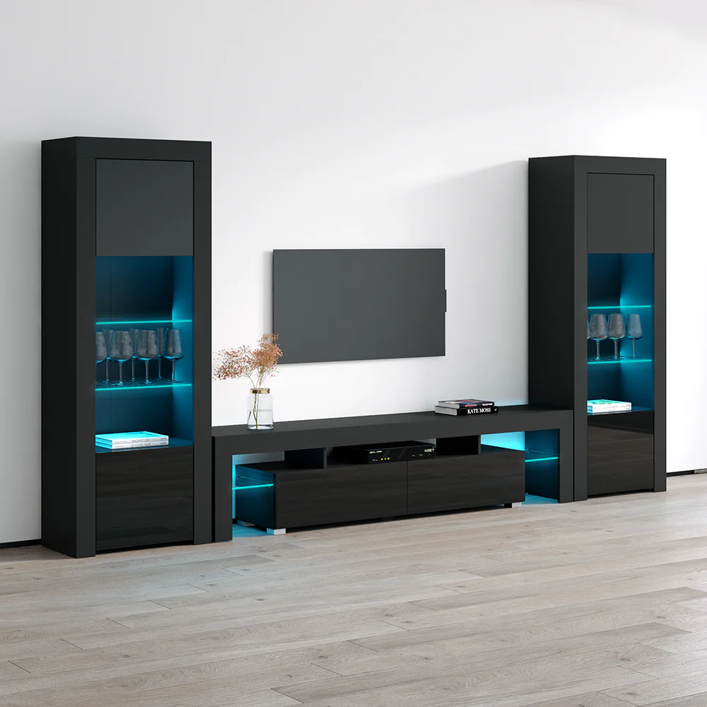 Milano 200-BK-BK Entertainment Center - Image 7