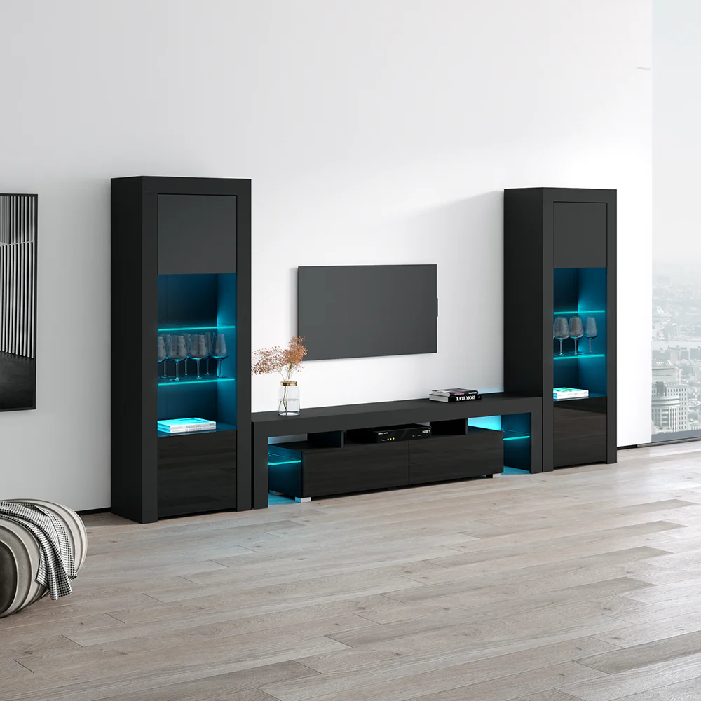 Milano 200-BK-BK Entertainment Center - Image 8