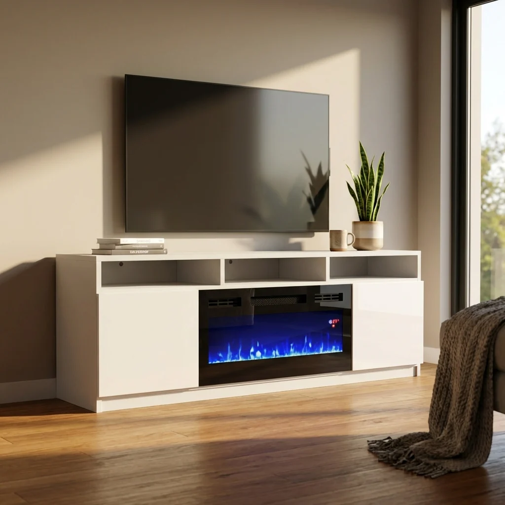 Reno BL05 Fireplace TV Stand - Image 5