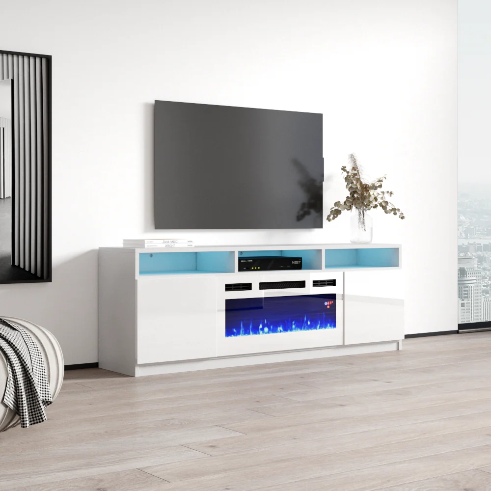 Reno WH05 Fireplace TV Stand - Image 4