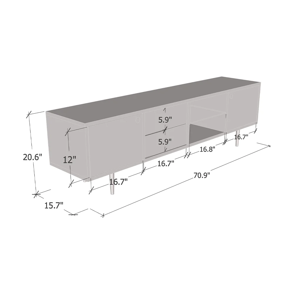 Rose 01 TV Stand - Image 8
