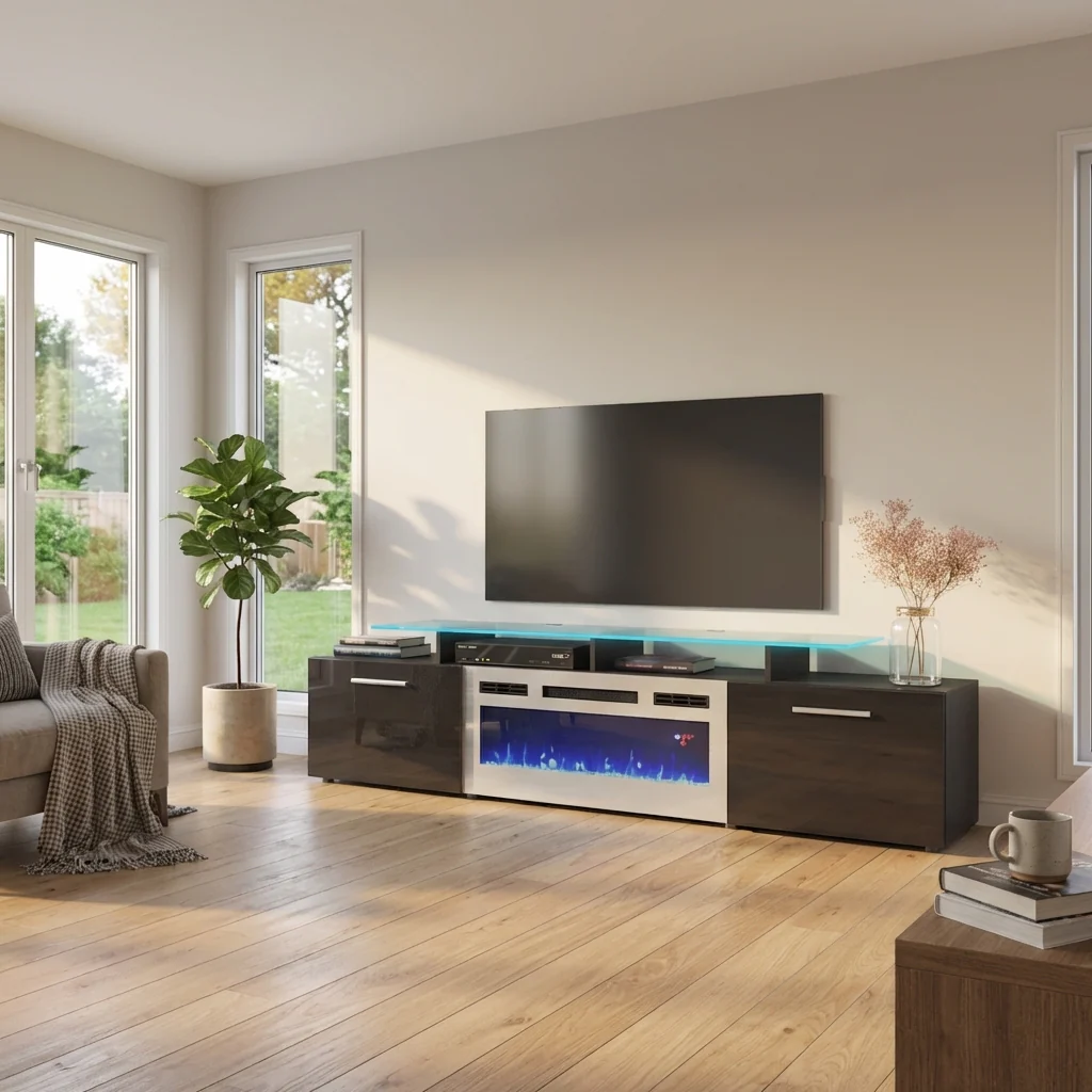 Rova WH-EF Fireplace TV Stand - Image 11