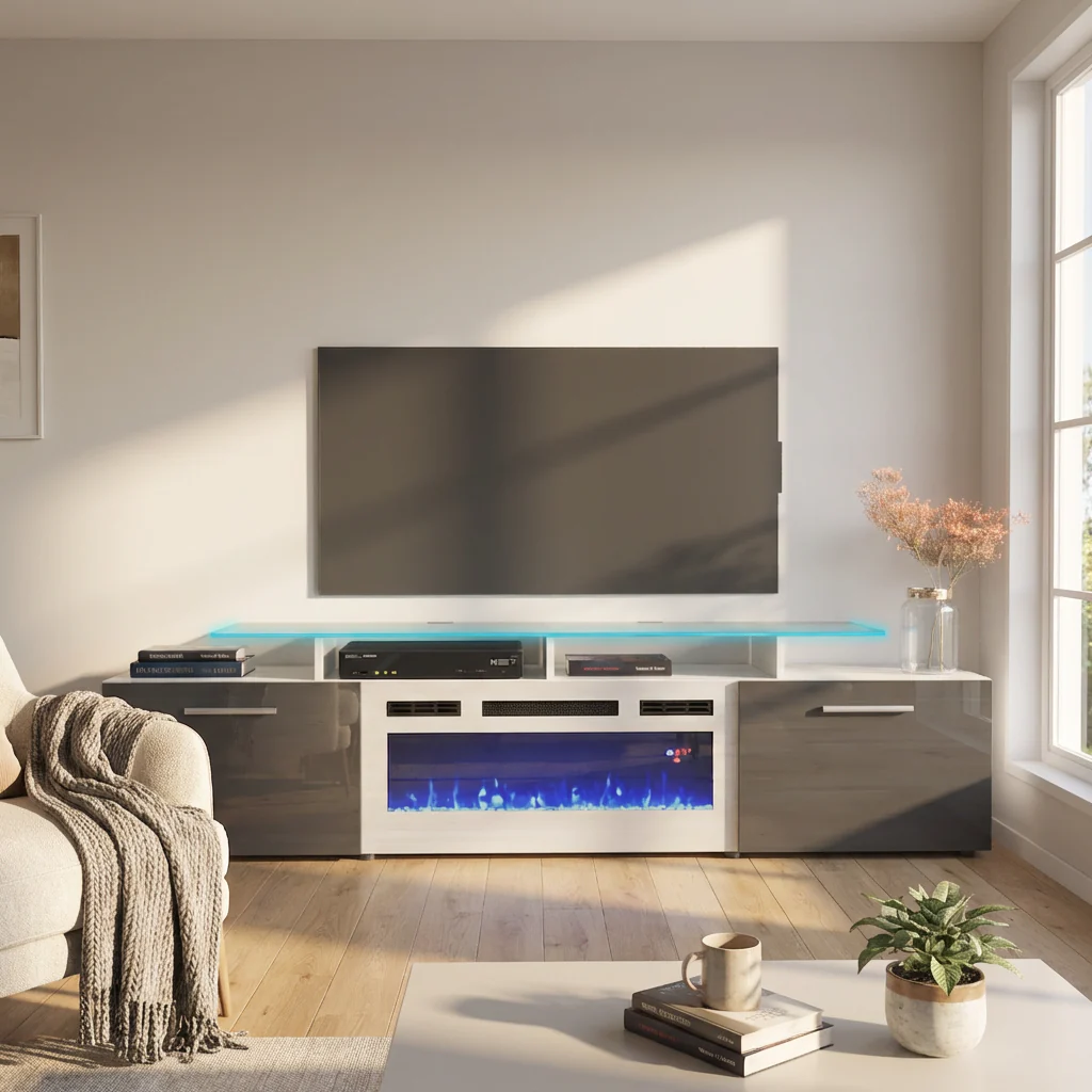 Rova WH-EF Fireplace TV Stand - Image 24