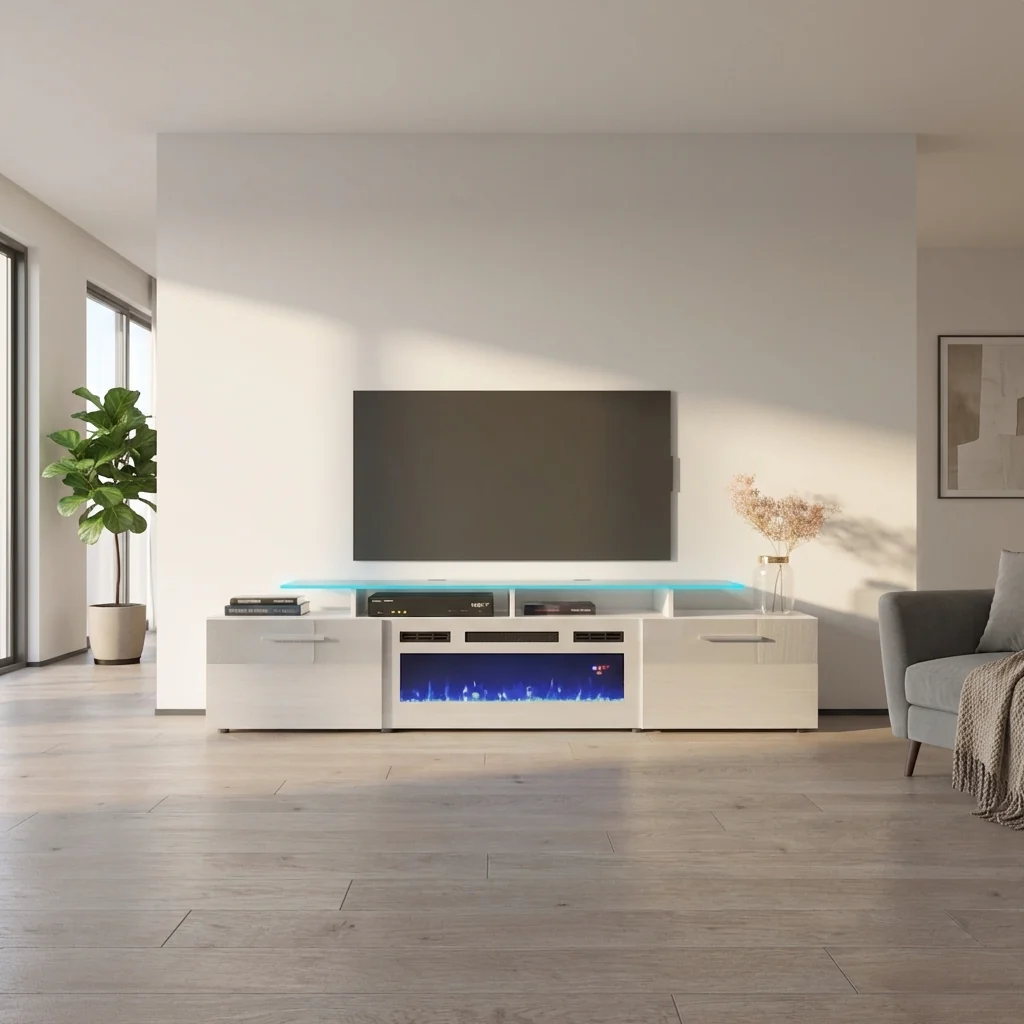 Rova WH-EF Fireplace TV Stand - Image 7