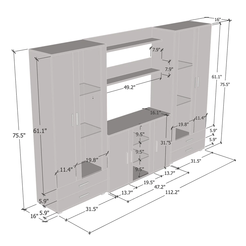 Soho 10 Entertainment Center - Image 5