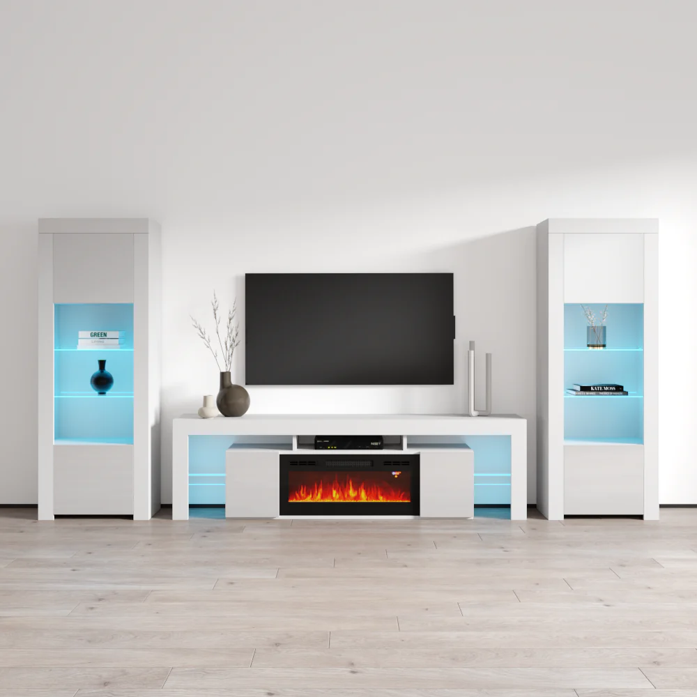Soleo BL-EF BK-BK Entertainment Center - Image 6