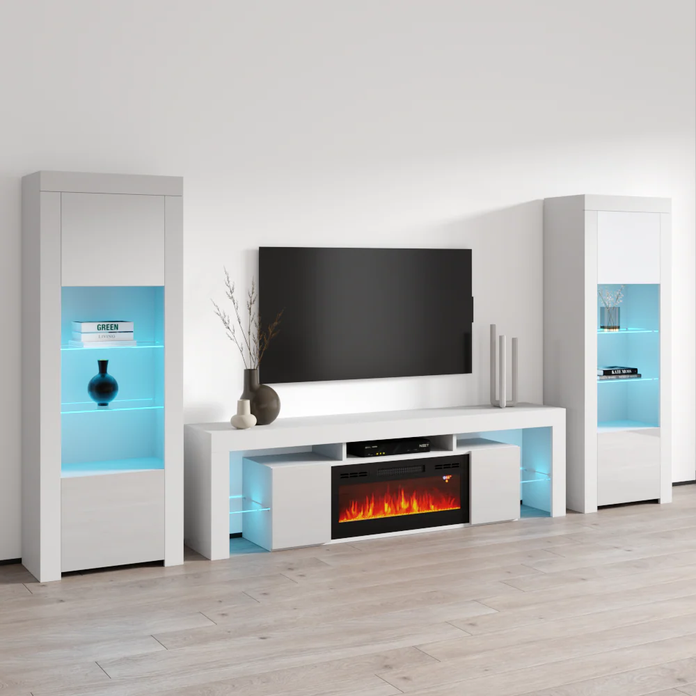 Soleo BL-EF BK-BK Entertainment Center - Image 7