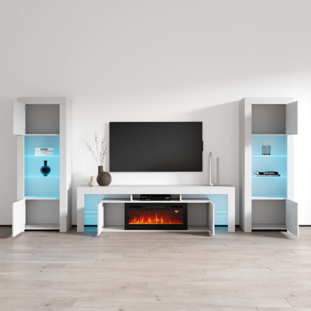 Soleo BL-EF BK-BK Entertainment Center - Image 9