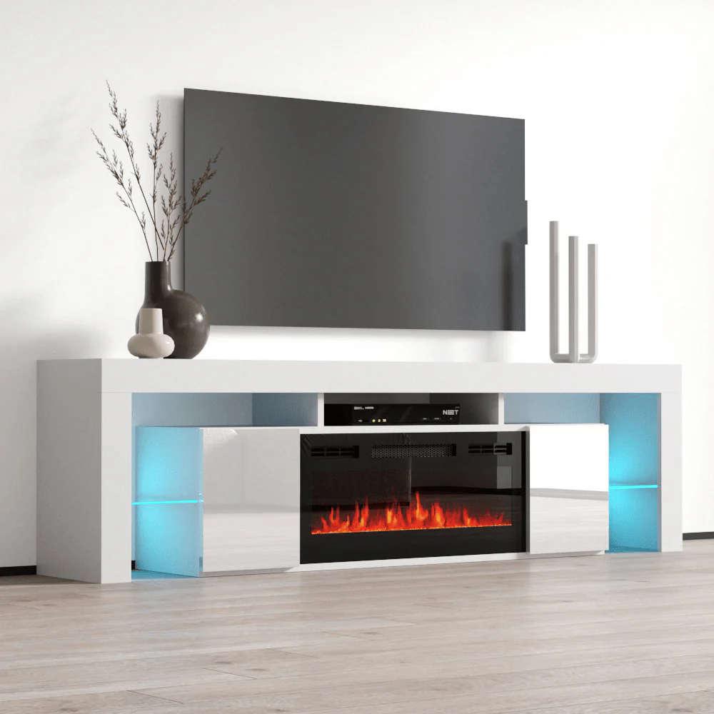 Soleo BL-EF Fireplace TV Stand - Image 3