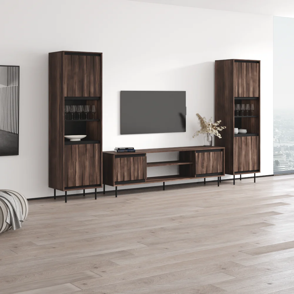 Swing 180TV-BK-BK Entertainment Center - Image 3