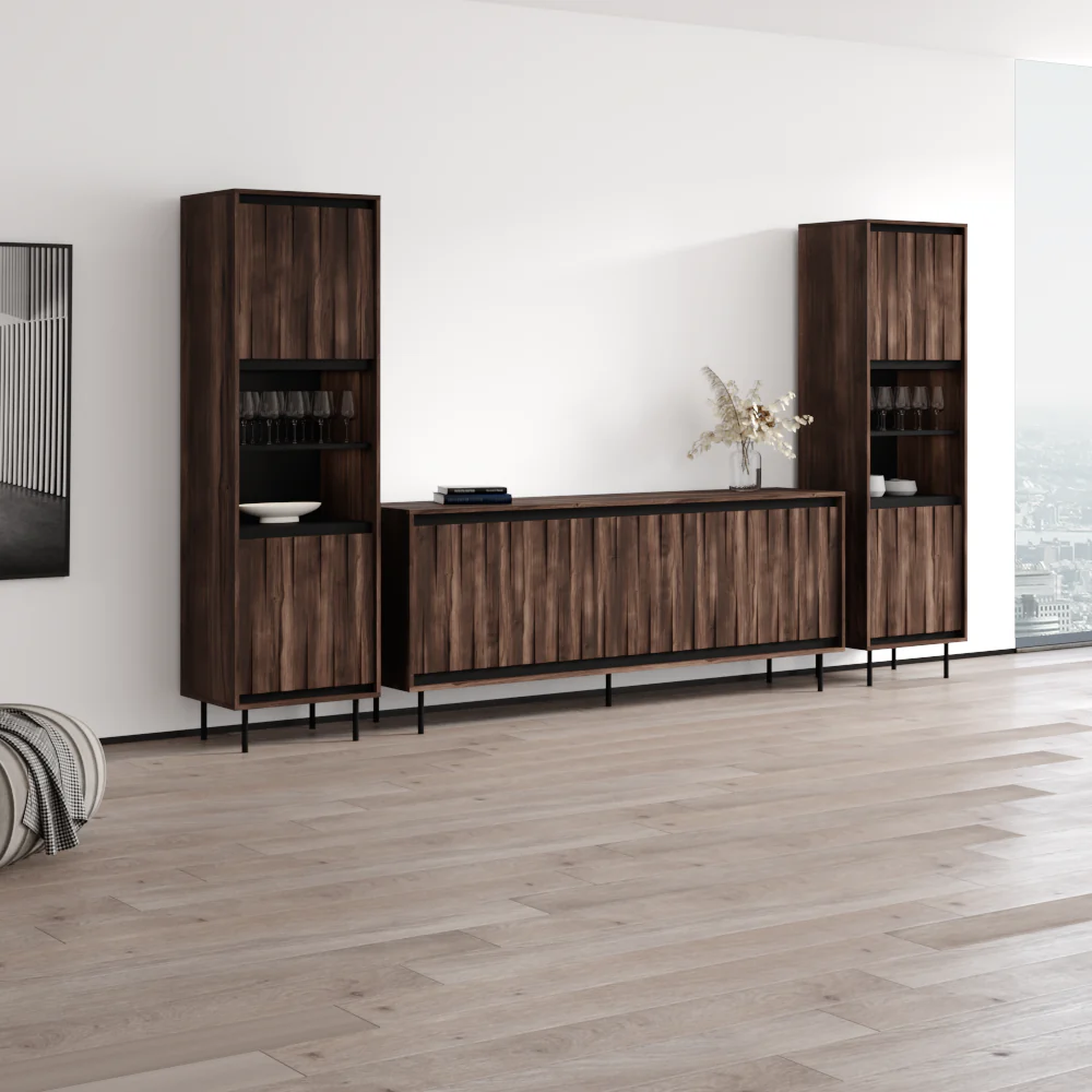 Swing 190 SB-BK-BK Entertainment Center - Image 3