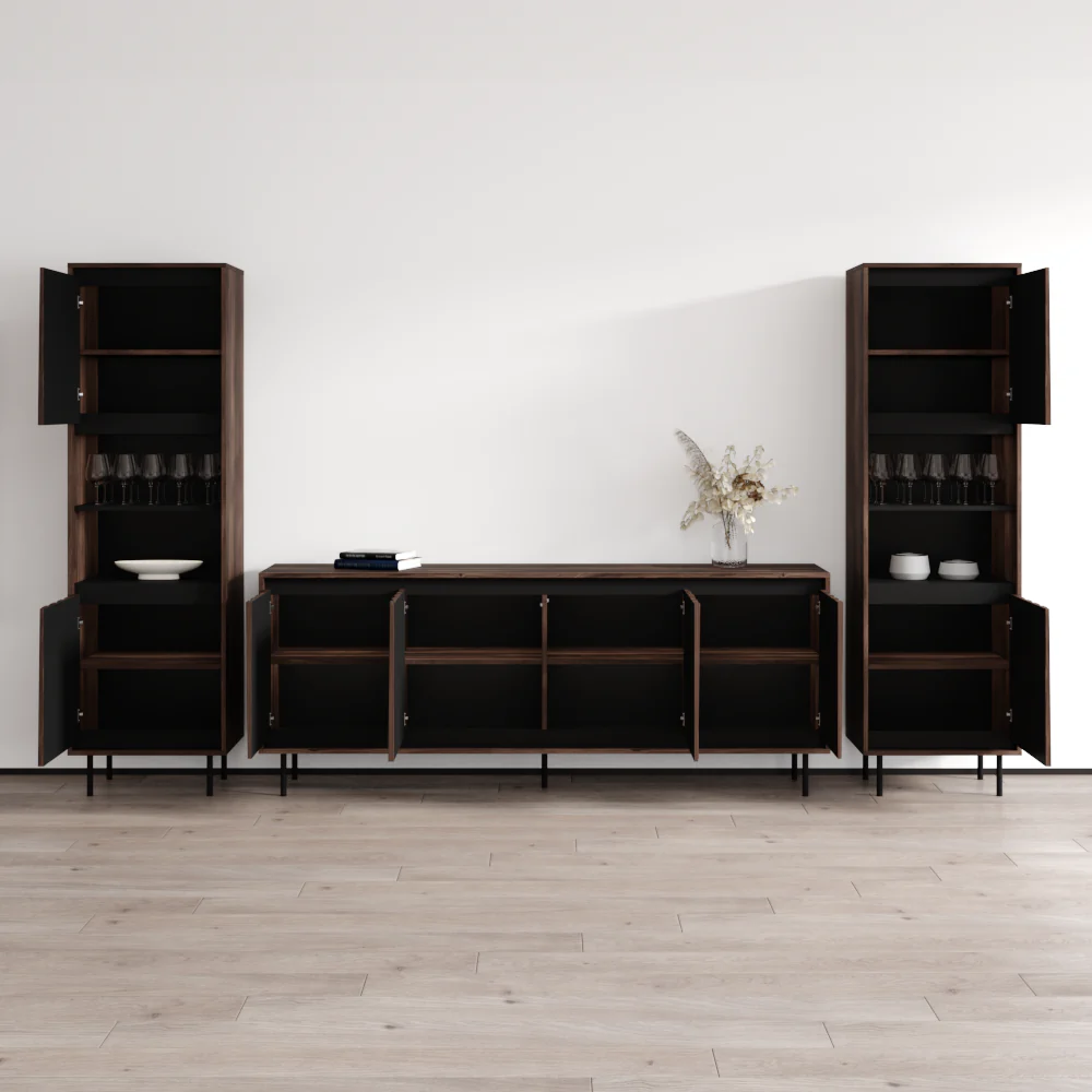 Swing 190 SB-BK-BK Entertainment Center - Image 4