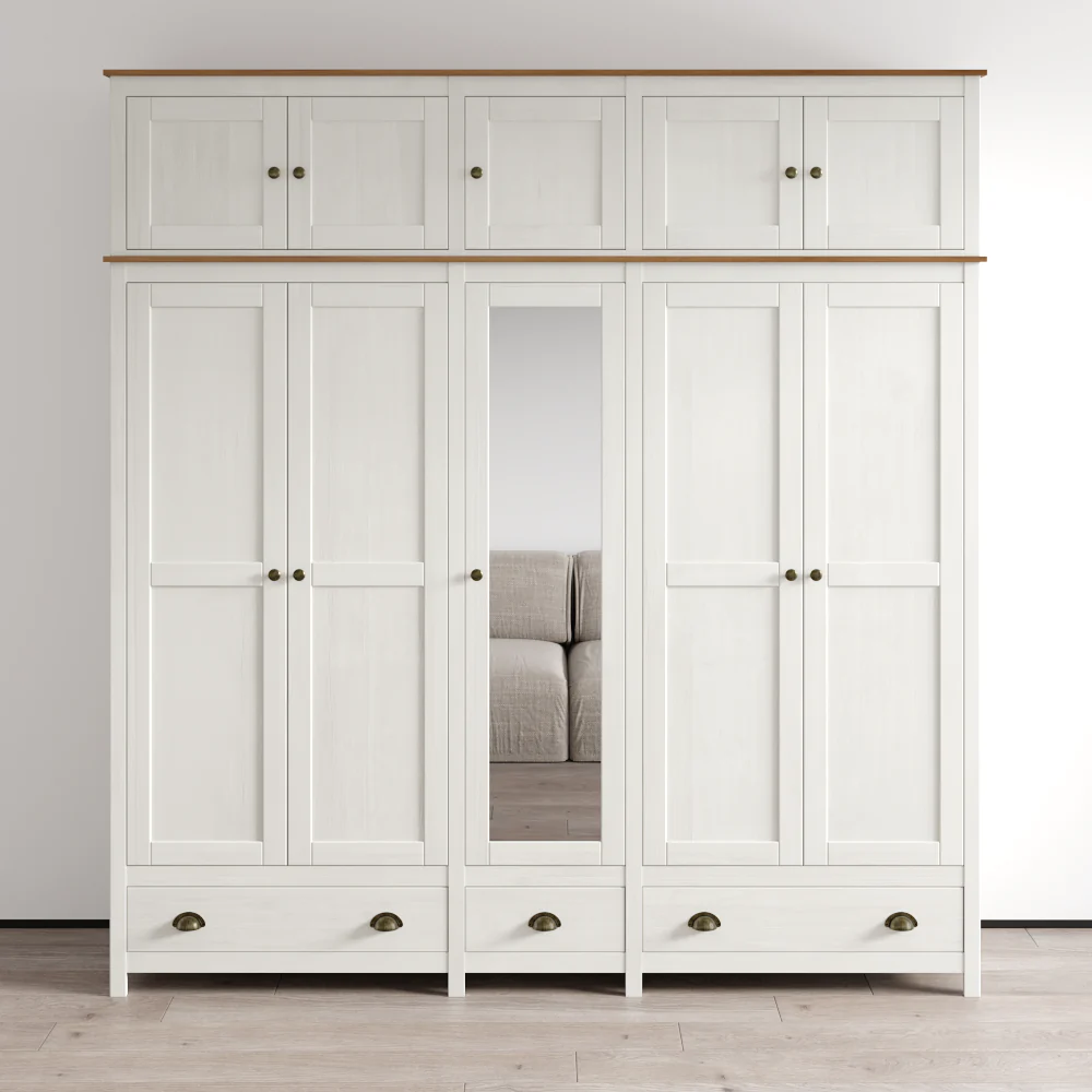 Topazio 10D3S Solid Wood Wardrobe - Image 11