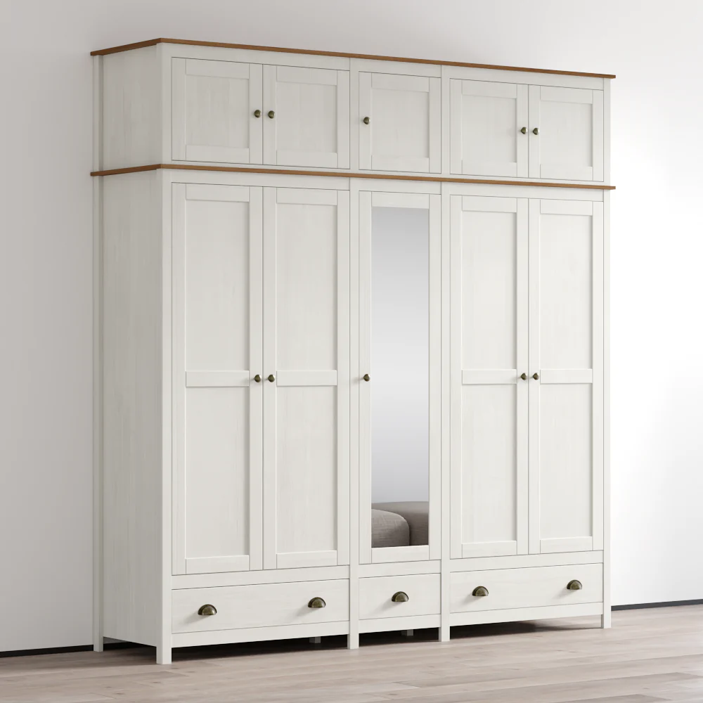 Topazio 10D3S Solid Wood Wardrobe - Image 13