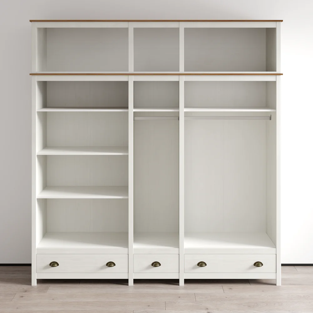 Topazio 10D3S Solid Wood Wardrobe - Image 16
