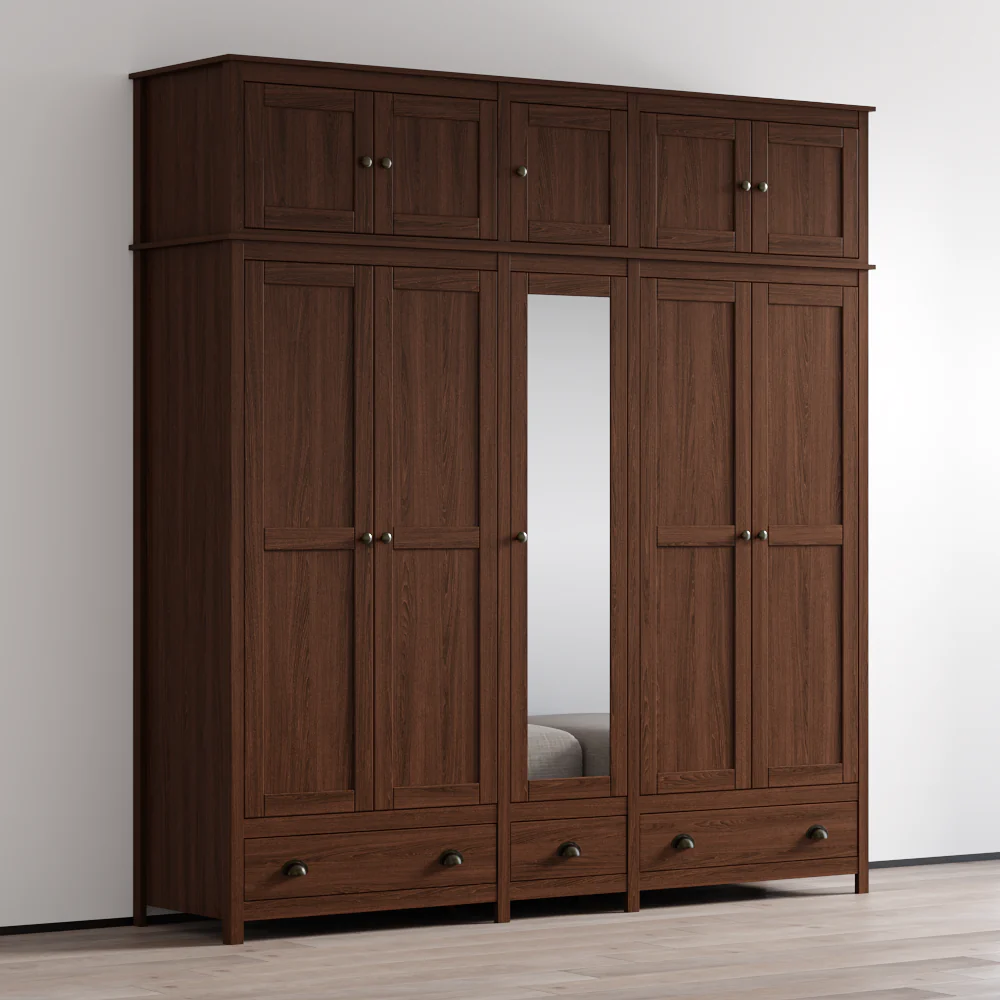 Topazio 10D3S Solid Wood Wardrobe - Image 21