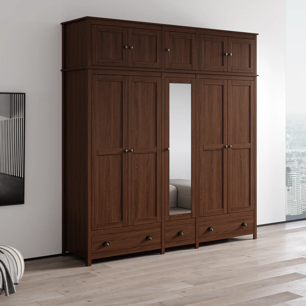 Topazio 10D3S Solid Wood Wardrobe - Image 22