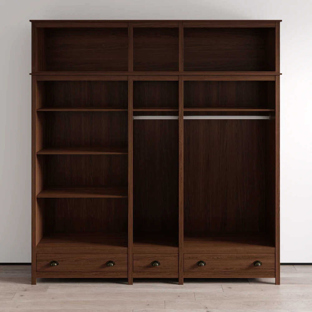 Topazio 10D3S Solid Wood Wardrobe - Image 25