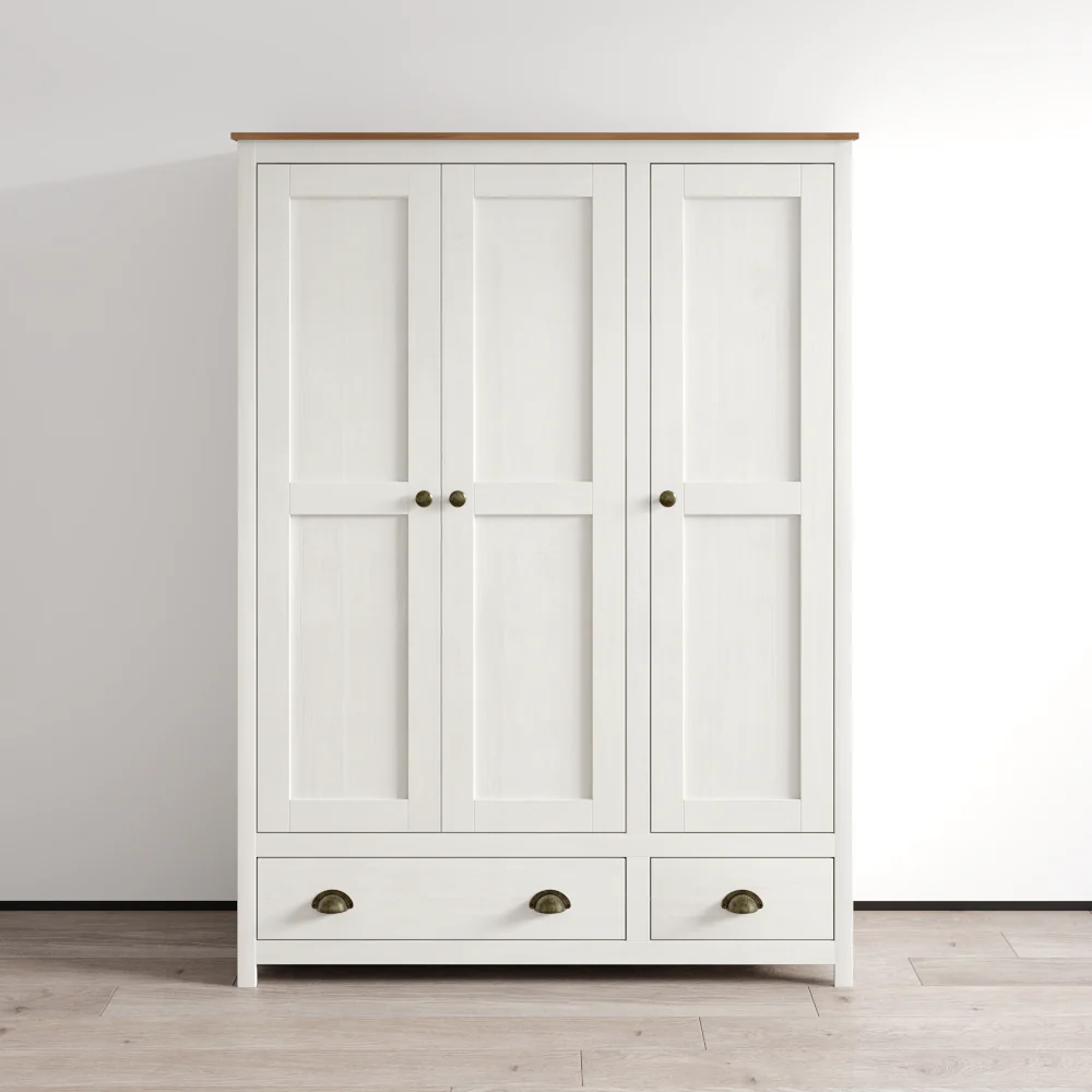 Topazio 3D2S Solid Wood Wardrobe - Image 11