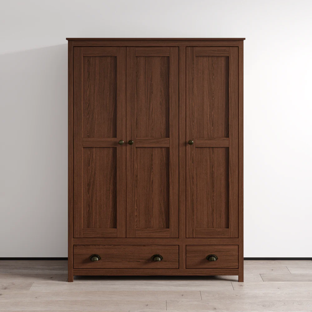 Topazio 3D2S Solid Wood Wardrobe - Image 19
