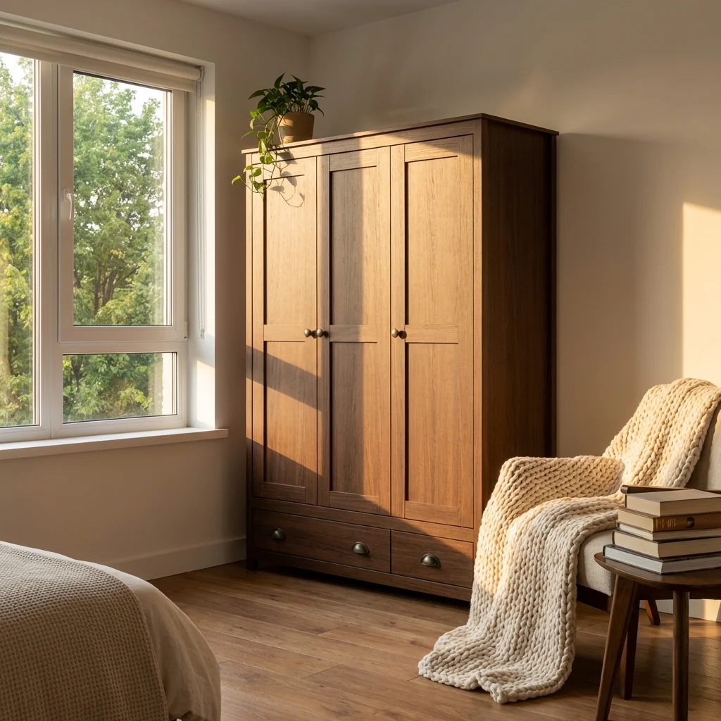 Topazio 3D2S Solid Wood Wardrobe - Image 23