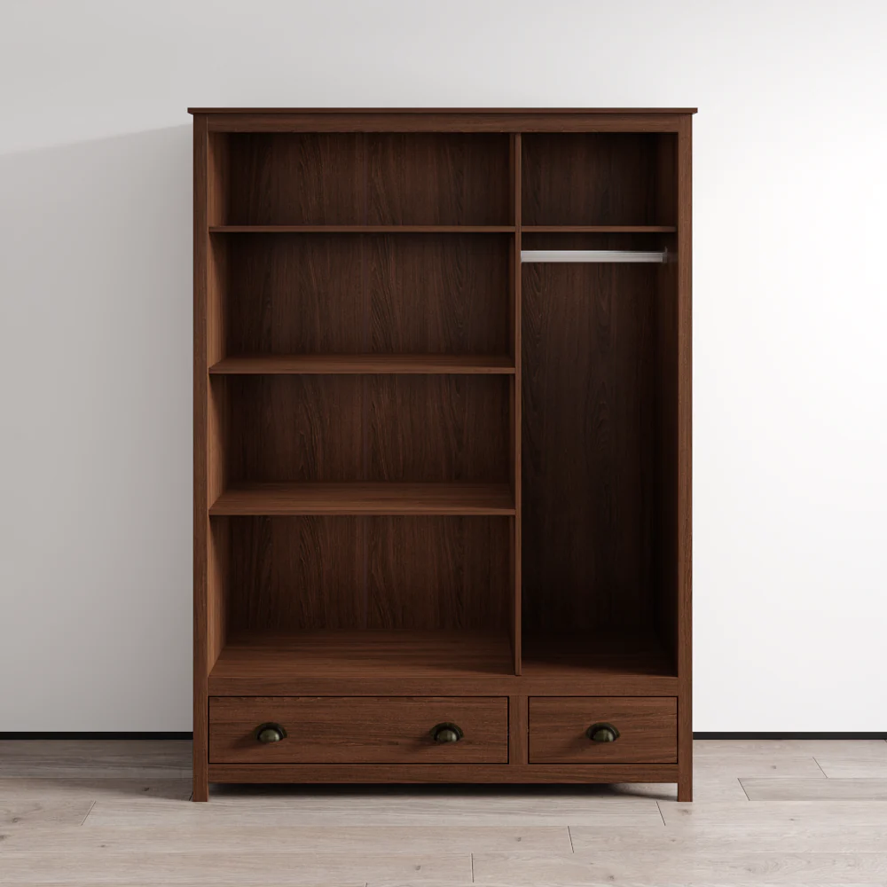 Topazio 3D2S Solid Wood Wardrobe - Image 26